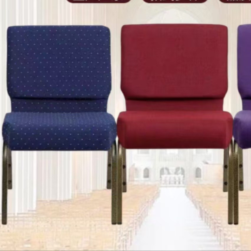 El fabricante produce sillas de oficina para salas de reuniones, asientos de respaldo para salas de conferencias, sillas de oración para capacitación, sillas de iglesia