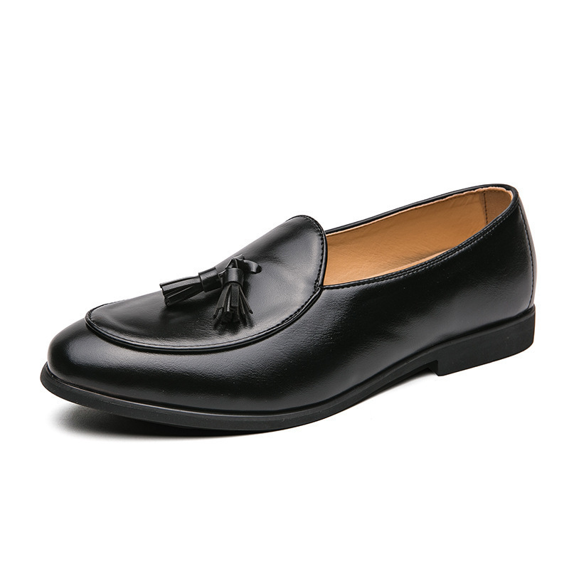 Comercio extranjero transfronterizo zapatos de cuero de bordas grandes hombres 38 - 46 yardas hombres de negocios británicos zapatos Lefour para hombres image 7