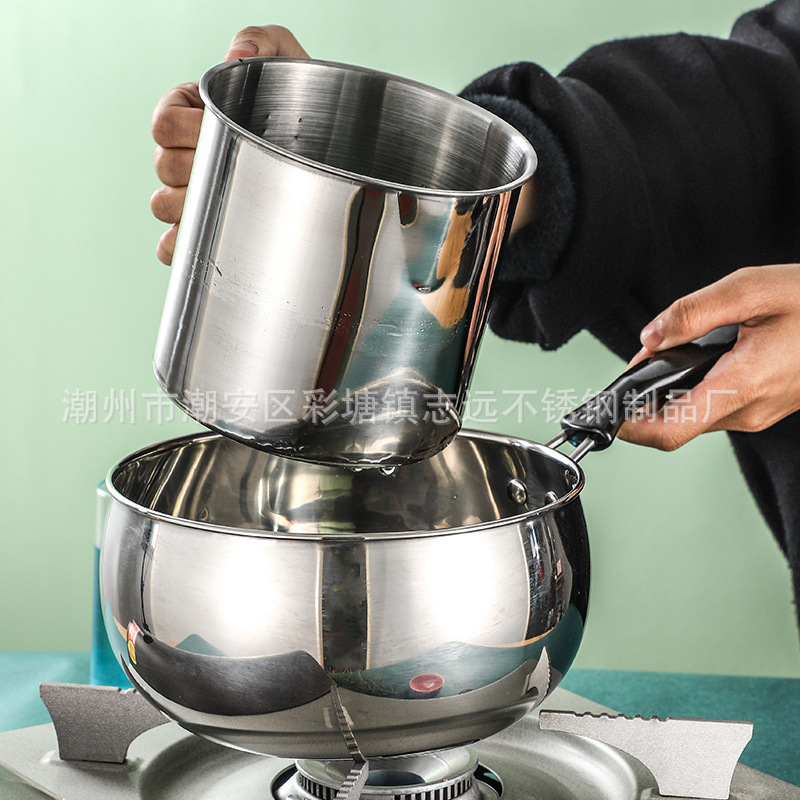 ワックスカップを溶かすワックスカップDIYろうそくを溶かすカップ1.3リットルスポットろうそく製作ツールアロマキャンドルアルミワックス鍋|undefined