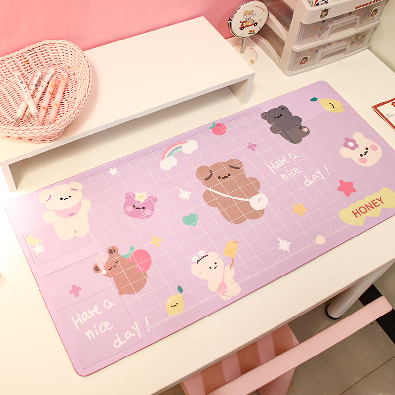 Extra Large Waterproof Mouse Pad Cute Girls Ins Style Dirty Resistant Desk Mat Creative Student Writing Desk Mat