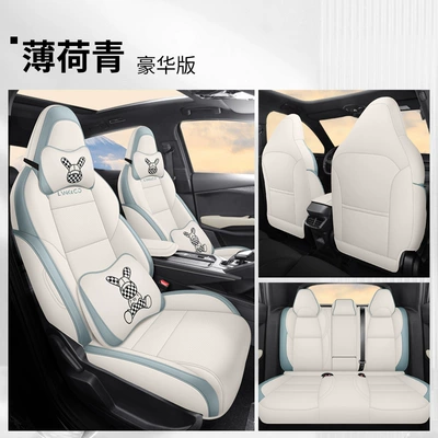 Modelə uyğun (Original) oturacaq örtükləri – & C 06emp Seat Cover Full - mint-green-deluxe-edition-five-seater-all-inclusive-nappa-leather-lynk-co-06