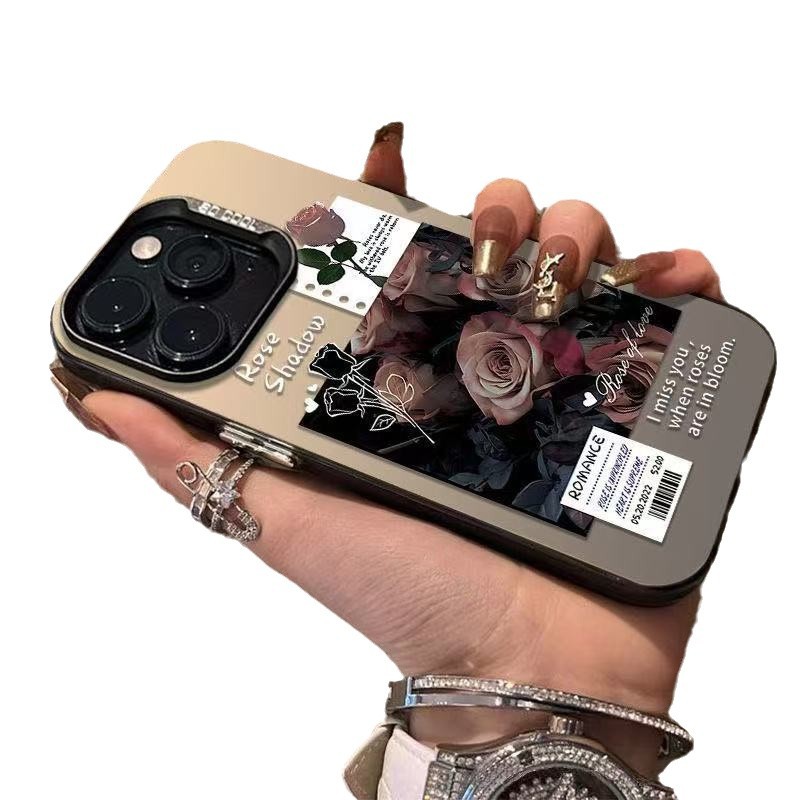 Nueva etiqueta romántica europea y americana para iPhone 16 funda para teléfono móvil Apple 15promax/14/13pro1 2/11