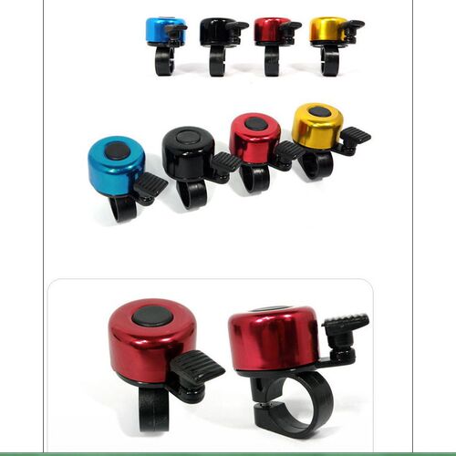 Cross-border direct supply bicycle bells, hand-operated bells, mini bicycle bells, turn-on bells, multiple colors available