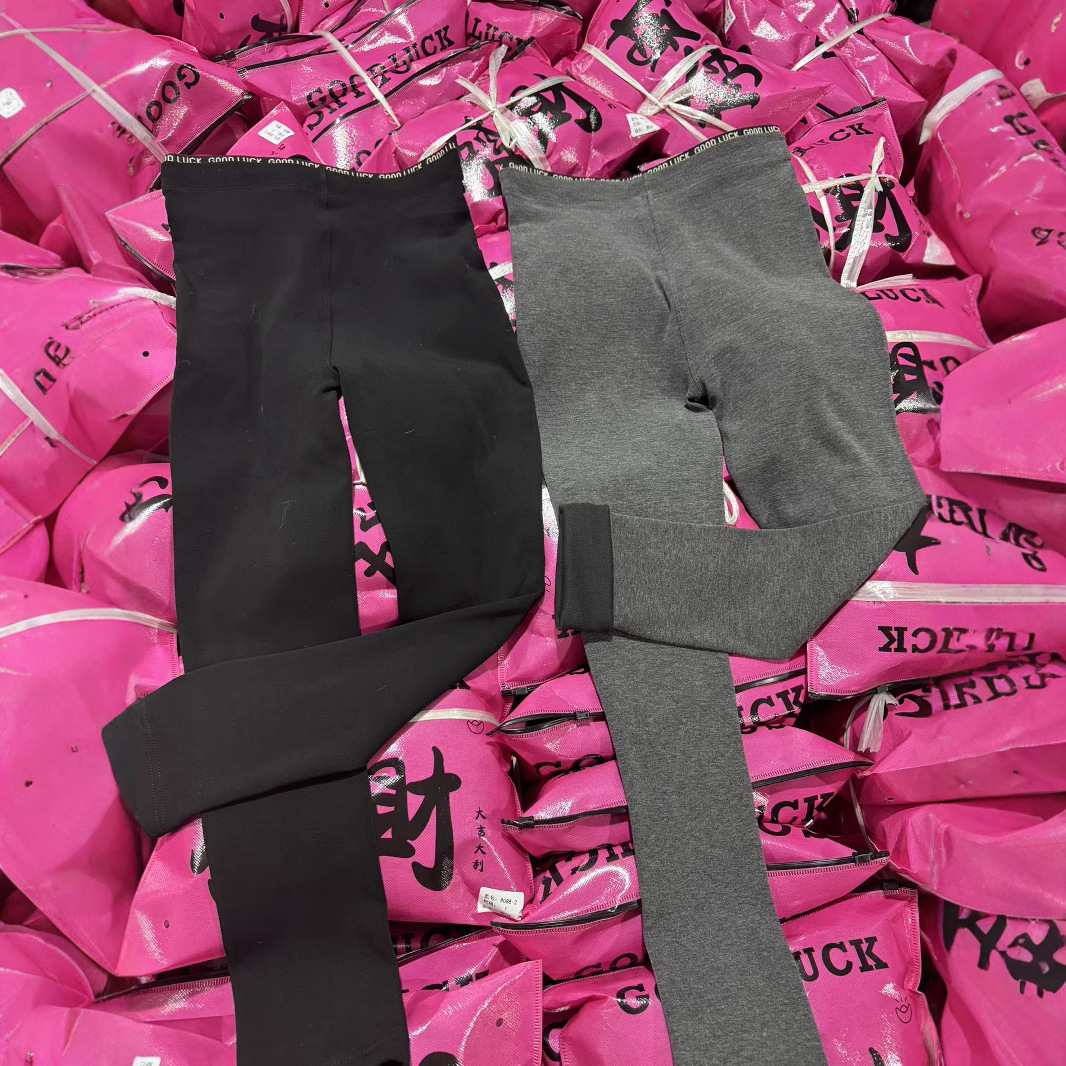 正版8088发财云朵小黑裤秋季180g女高腰收腹提臀打底裤云感芭比裤