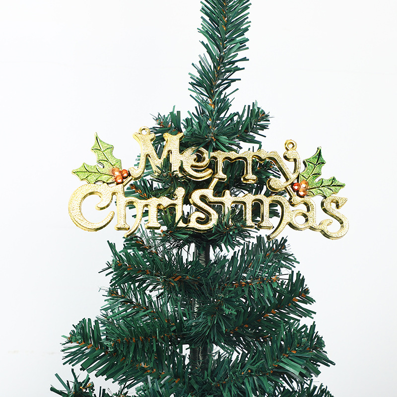 クリスマスクリエイティブ立体アルファベット牌クリスマスツリー英語アルファベット装飾看板アクセサリークリスマス楽しい装飾牌|undefined
