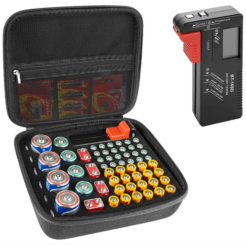 Сумка для хранения батареи Tester BT-168 тестер чемодан для хранения литиевой батареи AA AAA