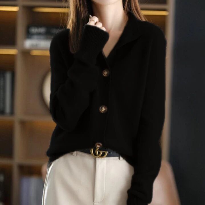 时尚洋气针织衫秋冬款韩版女装2025新款气质减龄立领上衣外搭宽松|undefined