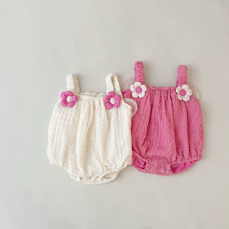 Children's bodysuit, thin summer clothing girl's, 2023, lifting effect