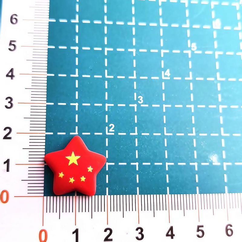 亮面国庆节太阳花五角星国旗皇冠树脂配件小熊兔子爱心diy手工饰|undefined