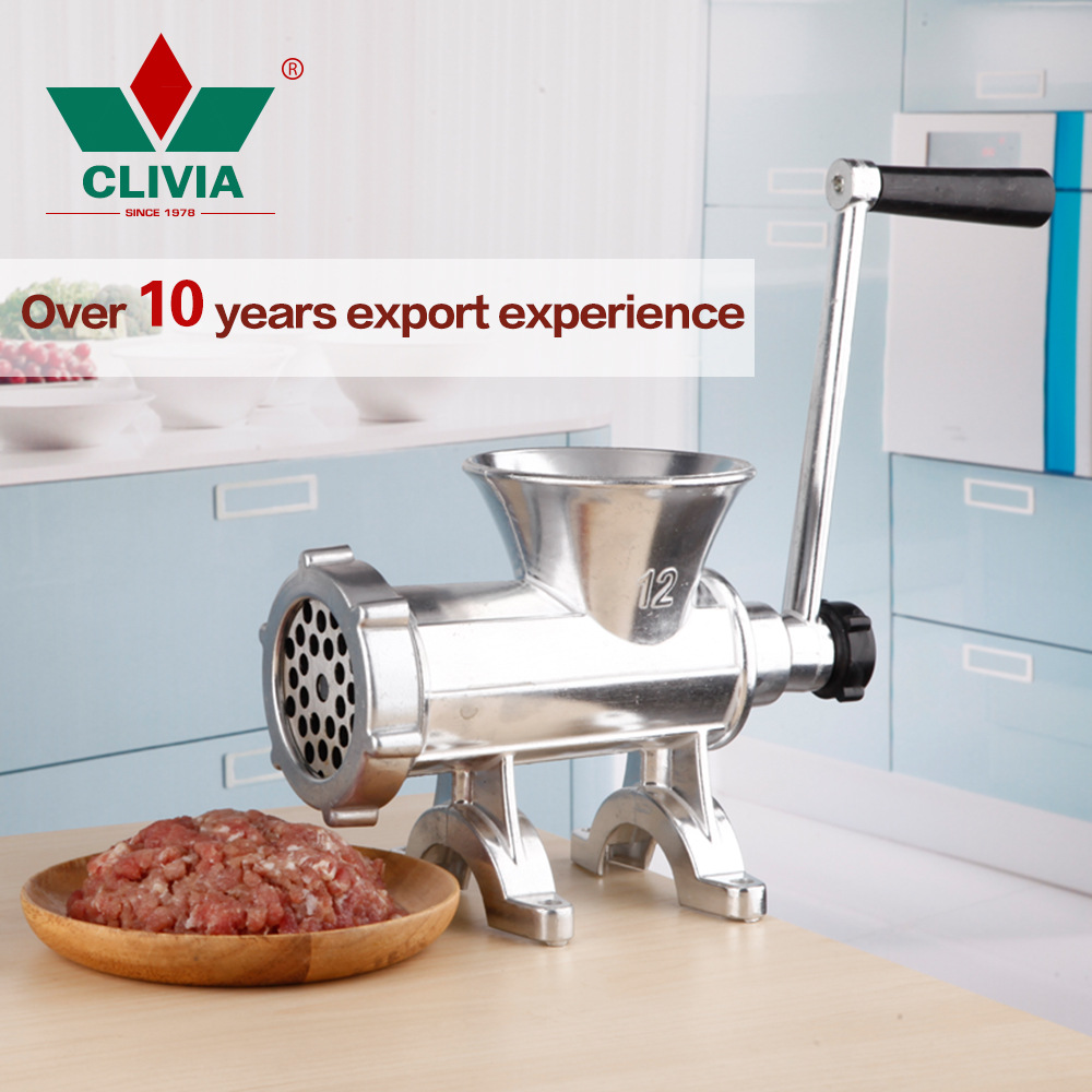 Household Manual Meat Grinder for Dumpling Filling, Chopping Vegetables, Mincing Meat, Sausage Maker, Dual-Use Electric and Manual