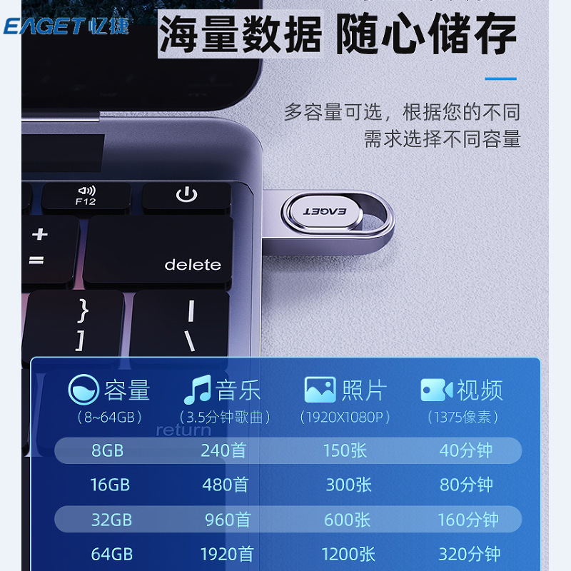 一枚一枚の記憶捷usb u 5金属ビジネス大容量64g優盤携帯電話パソコン32gギフト彫刻usb|undefined