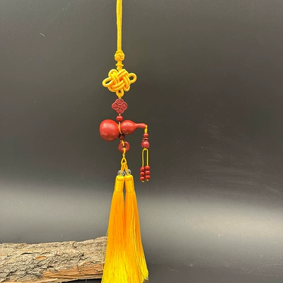 Cinnabar Car Hanging Ornament, Fortune Car hanging - gourd-car-hanger-ordinary-content-style-2