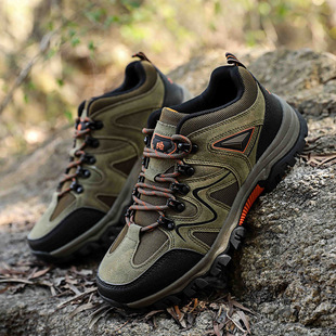 Cross-Border Wholesale Hiking Outdoor Shoes 2025 New Four-Season Hiking Shoes Hiking Low-Top Shoes Large Size 47