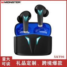 适用MONSTER魔声XKT06入耳式无线蓝牙耳机电竞游戏音乐运动耳机