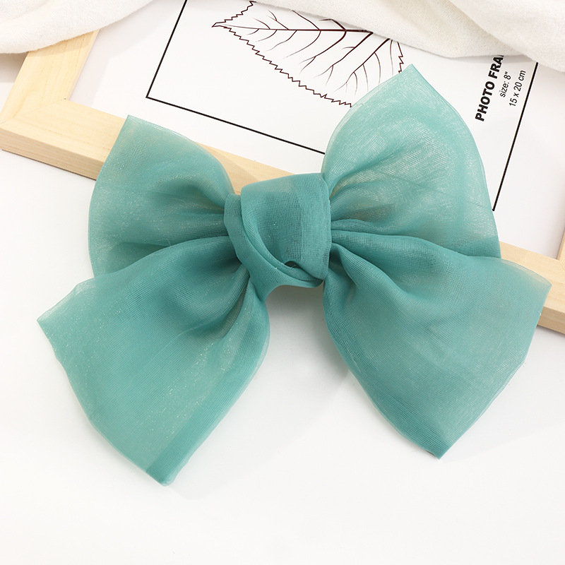 Korean Retro Big Bow Hairpin display picture 6