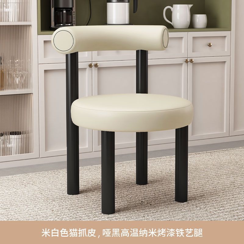 ⭐기간 한정 핫 세일⭐흰색 고양이 발톱 가죽 [검은색 페인트 다리] 분리 가능 및 세탁 가능