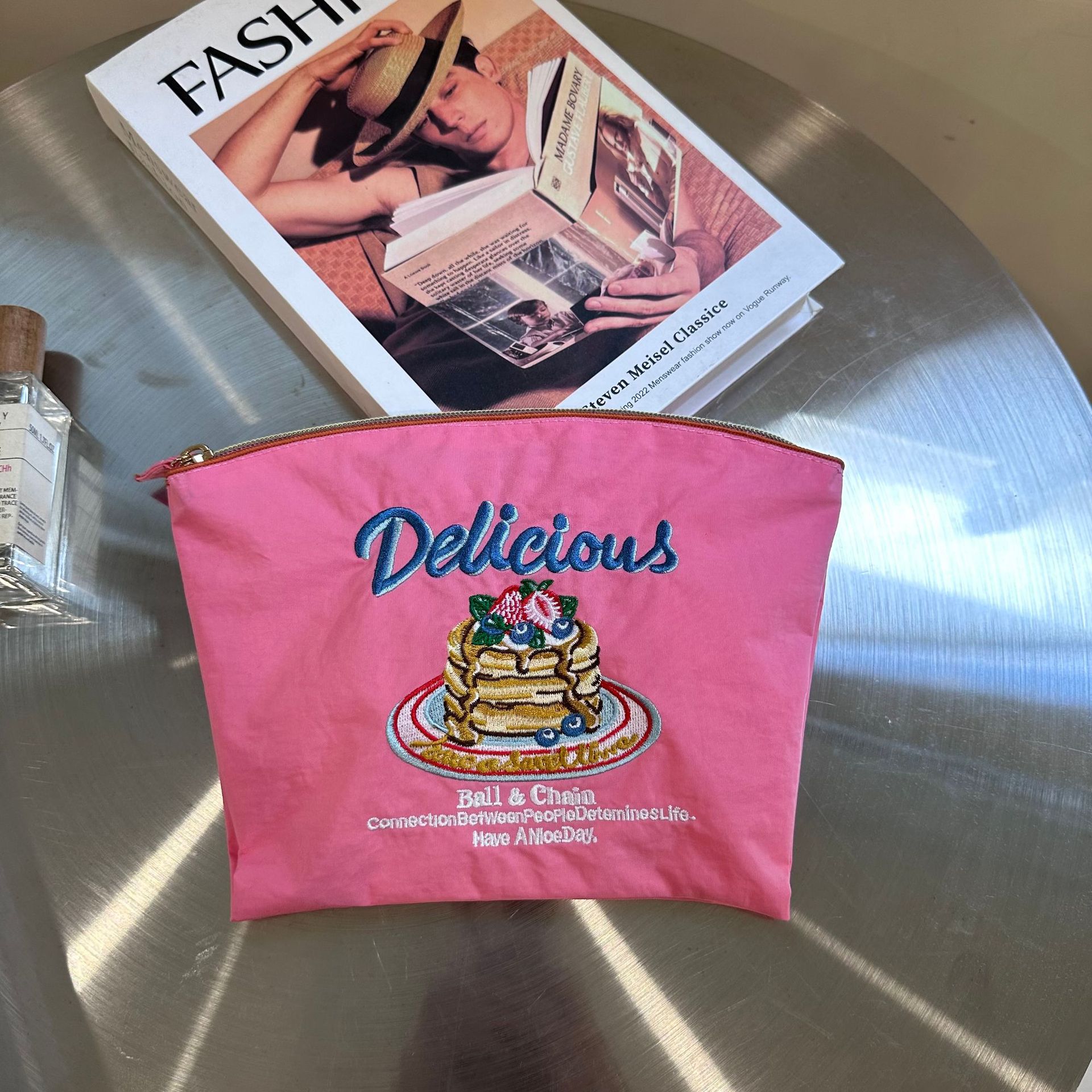 핑크 케이크 메이크업 가방