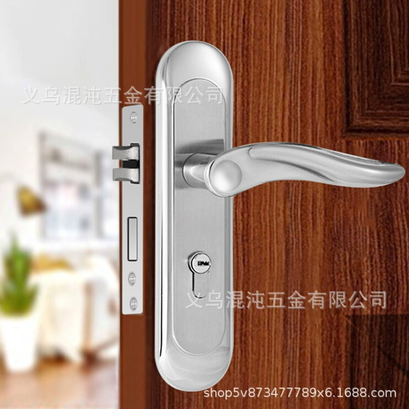 Замок для двери ванной комнаты, унитаз для ванной комнаты, универсальный замок для ванной комнаты, дверная ручка из алюминиевого сплава с одним язычком без ключа