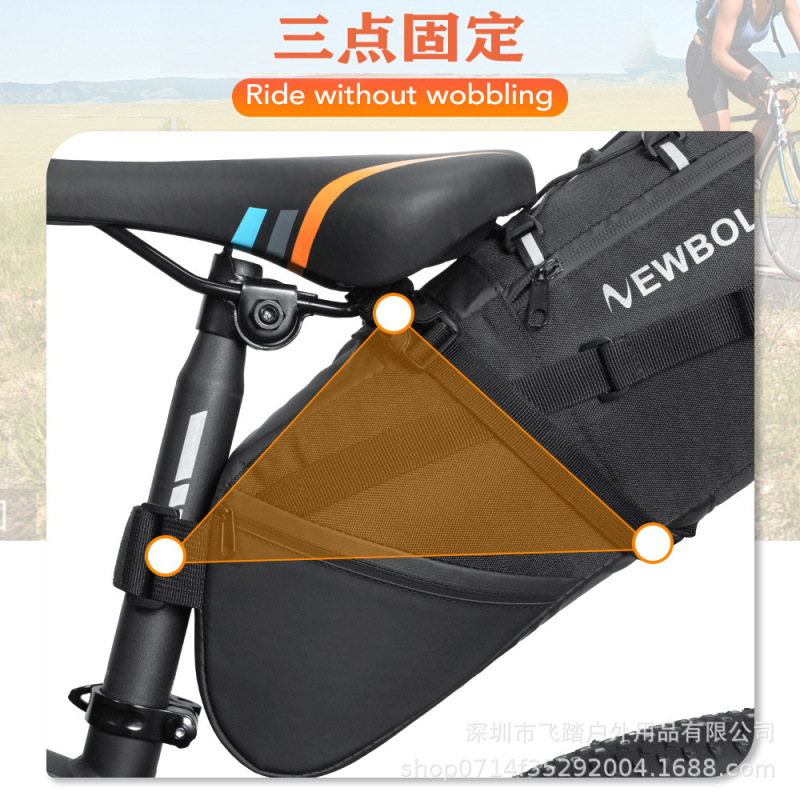 自転車バッグ防水ロードサイクリング用品リアシートバッグマウンテンバイクテールバッグサドルバッグ大容量自転車バッグ|undefined
