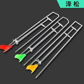 海竿支架简易手海两用单叉支架户外垂钓配件鱼竿支架炮台地插支架