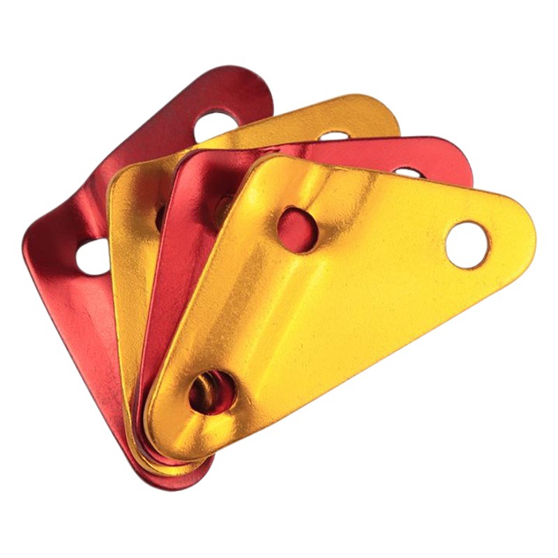 Gran aleación de aluminio al aire libre triángulo hebilla carpa dosel cuerda a prueba de viento pieza deslizante cordón hebilla triángulo hebilla ajustable