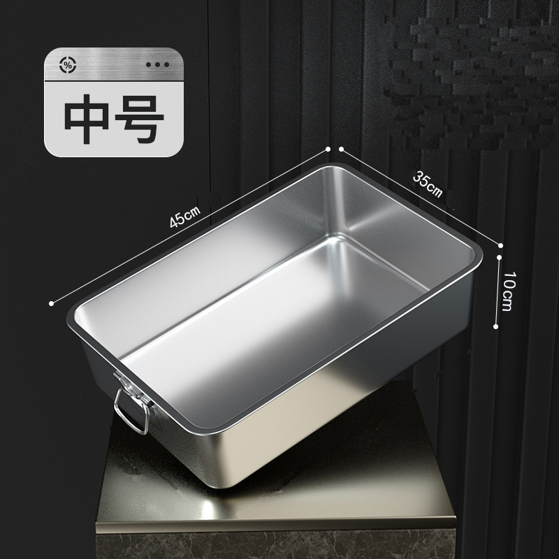 손잡이가 있는 고양이 배변 상자 [짧은 모델] 45*35*10(5kg 적용 가능) - 무료 스티커