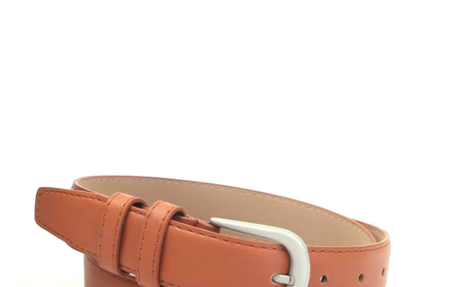 Cinto feminino com fivela prateada, acessório de cintura_voghion.com