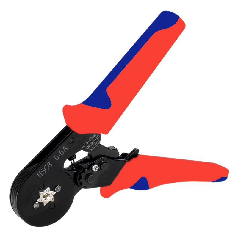 Трансграничный Клещи для обжима клещей для холодного давления HSC8 6-4 6 подходят трубчатые клеммы проводки в европейском стиле