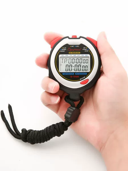 Double-Row 60-Channel Memory Multifunctional Electronic Stopwatch D-106N Waterproof Referee Competition Timer Countdown Timer