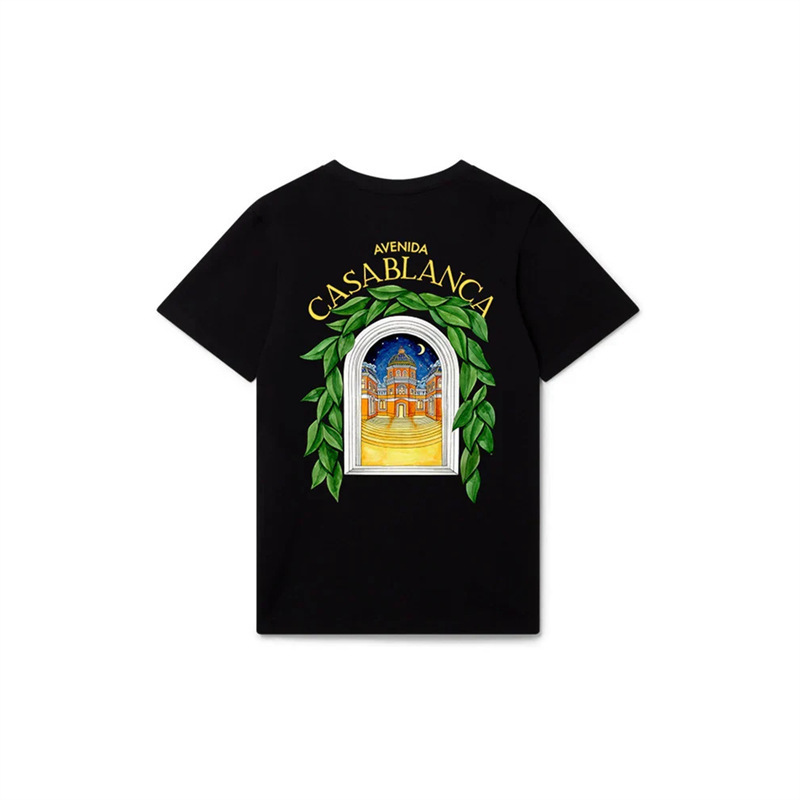 Casablanca Avenida T-shirt Dream Gate Black