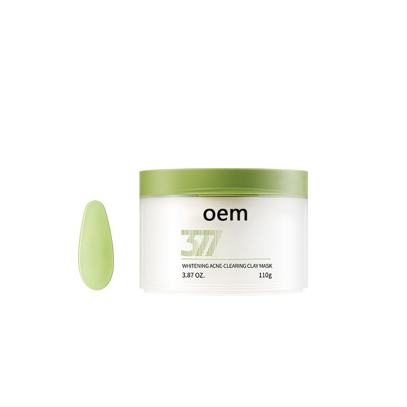 Mascarilla de Lodo Blanqueadora y Purificante 377, Mascarilla de Lodo Limpiadora Hidratante Personalizada, Eliminación de Puntos Negros, Mascarilla Facial para Aplicar, Procesamiento OEM de Belleza image 6