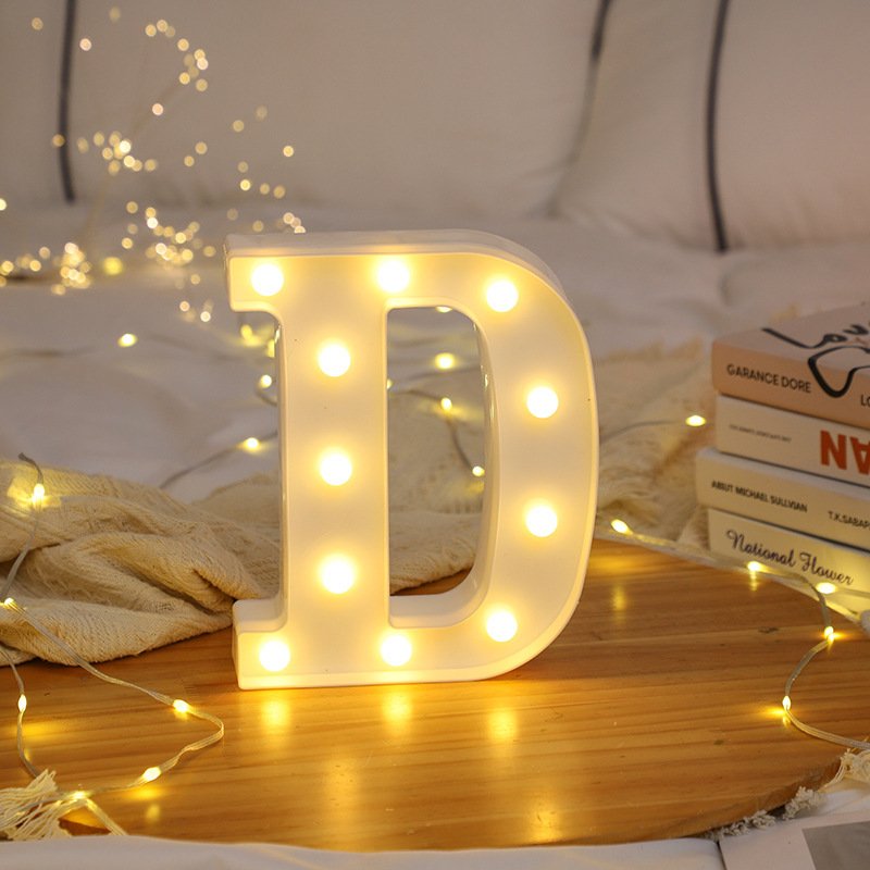 LEDレターライト告白プロポーズ誕生日告白新婚英数字英語シーンレイアウト装飾スタイリングライト|undefined