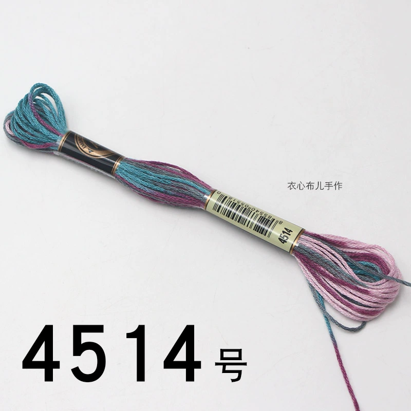 ♤Опционально 78-цветной сегмент dyed нитки для вышивки градиентная двухцветная нить для вышивки крестом ручной работы
