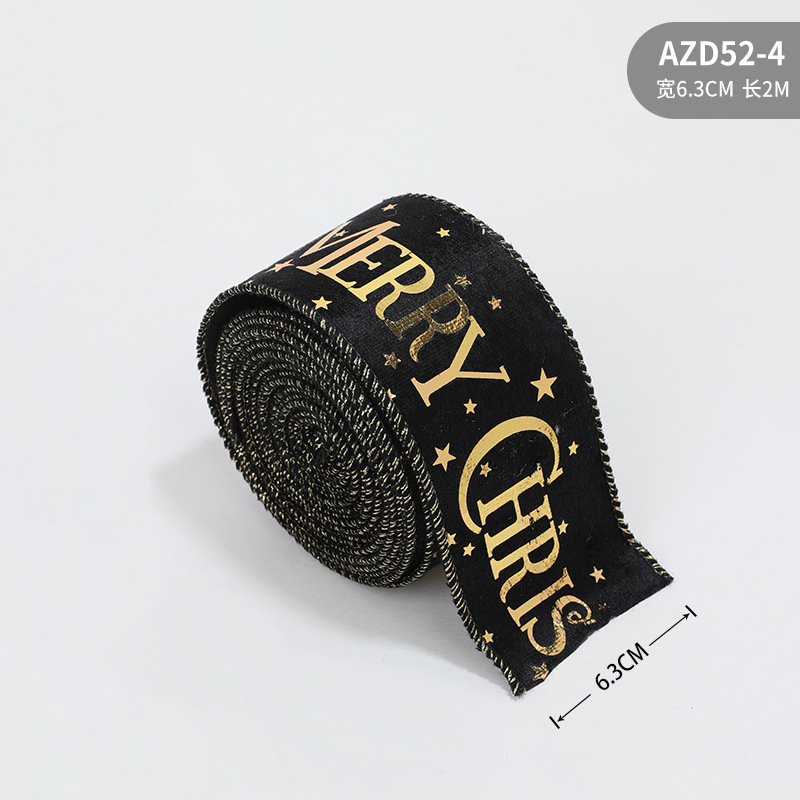 6.3CM tela de tercife negro / 2M