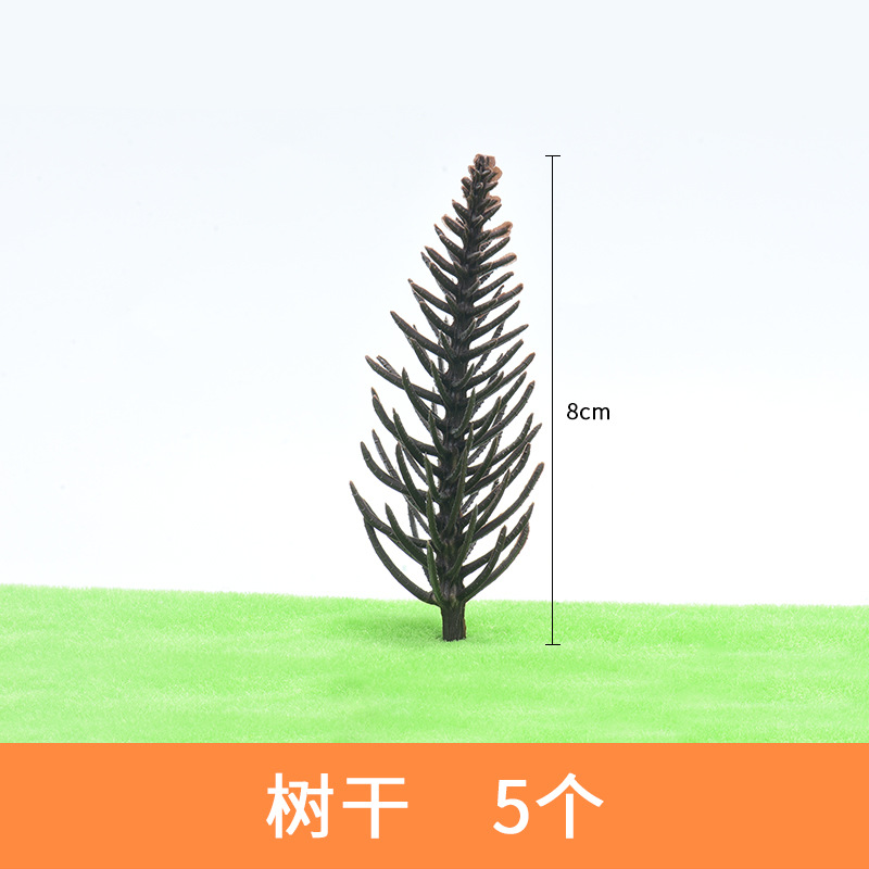 Edificio modelo de mesa de arena material DIY modelo hecho a mano acabado tronco de pino de álamo blanco