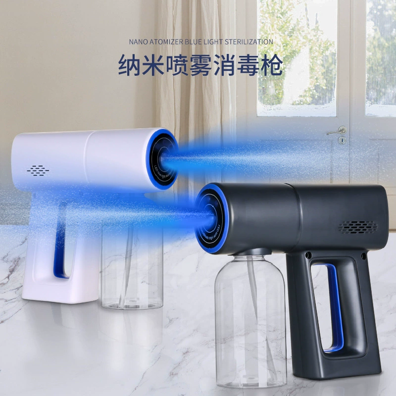 Дезинфекционный пистолет K6pro K5 ручной дезинфекционный пистолет для распыления бытовой ручной пистолет-распылитель синий светлый стерилизатор спирта K5Pro