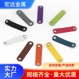 新款现货皮按扣领巾扣时尚百搭皮调节扣围巾丝巾扣装饰固定扣批发