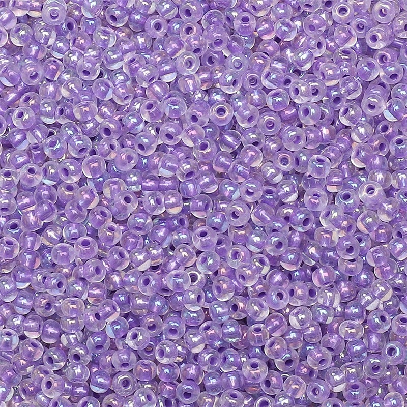 2 - 4mm accesorios de collar de pulsera caseros DIY hechos a mano con cuentas de arroz de núcleo teñido de cuentas de color mágico súper excelente