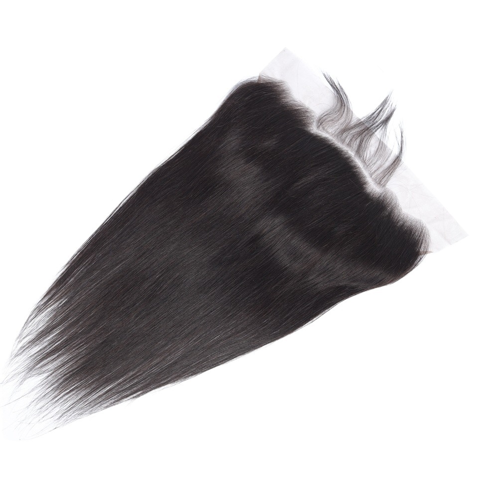 13x6 cierre frontal de encaje 13x6 pelo recto bloque real cabello humano peluca Accesorios