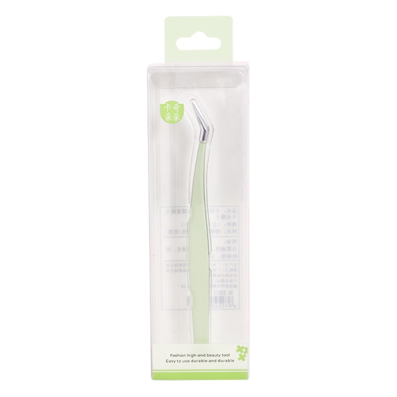 Kachi Duo Stainless Steel False Eyelash Tweezers Grafting Eyelash Gold Feather Clip 7-Word Clip Eyelash Tweezers Eyelash Tools