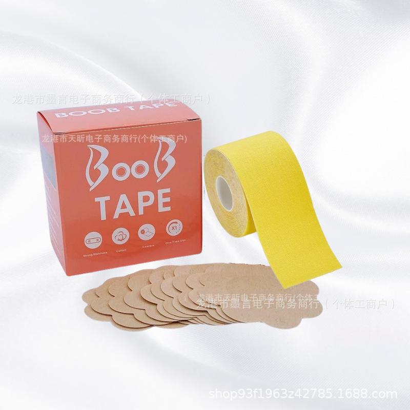 Verano BOOB TAPE pectoral pegatinas de silicona pegatinas anti-caída velcro invisible deportivo se puede usar