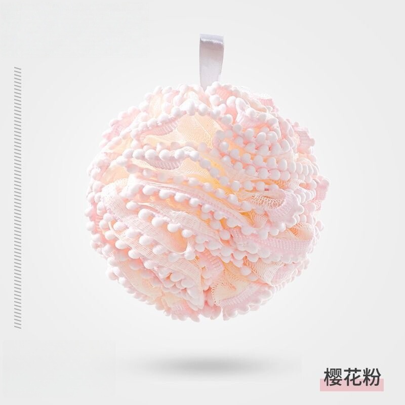 高颜值可爱珍珠沐浴球家用可挂式不散搓澡起泡沐浴球|undefined