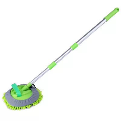 Car cleaning tools, supplies car wash brush wholesale - bagged-export-quality-green-three-section-set-opp-bag-packaging