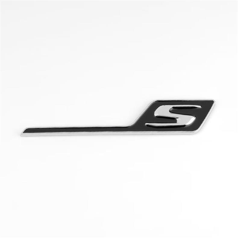 Mercedes-Benz GLA/GLC/GLC metal S letter emblem, AMG-style body modification, A45S/C63 sport side and rear emblem decorative stickers