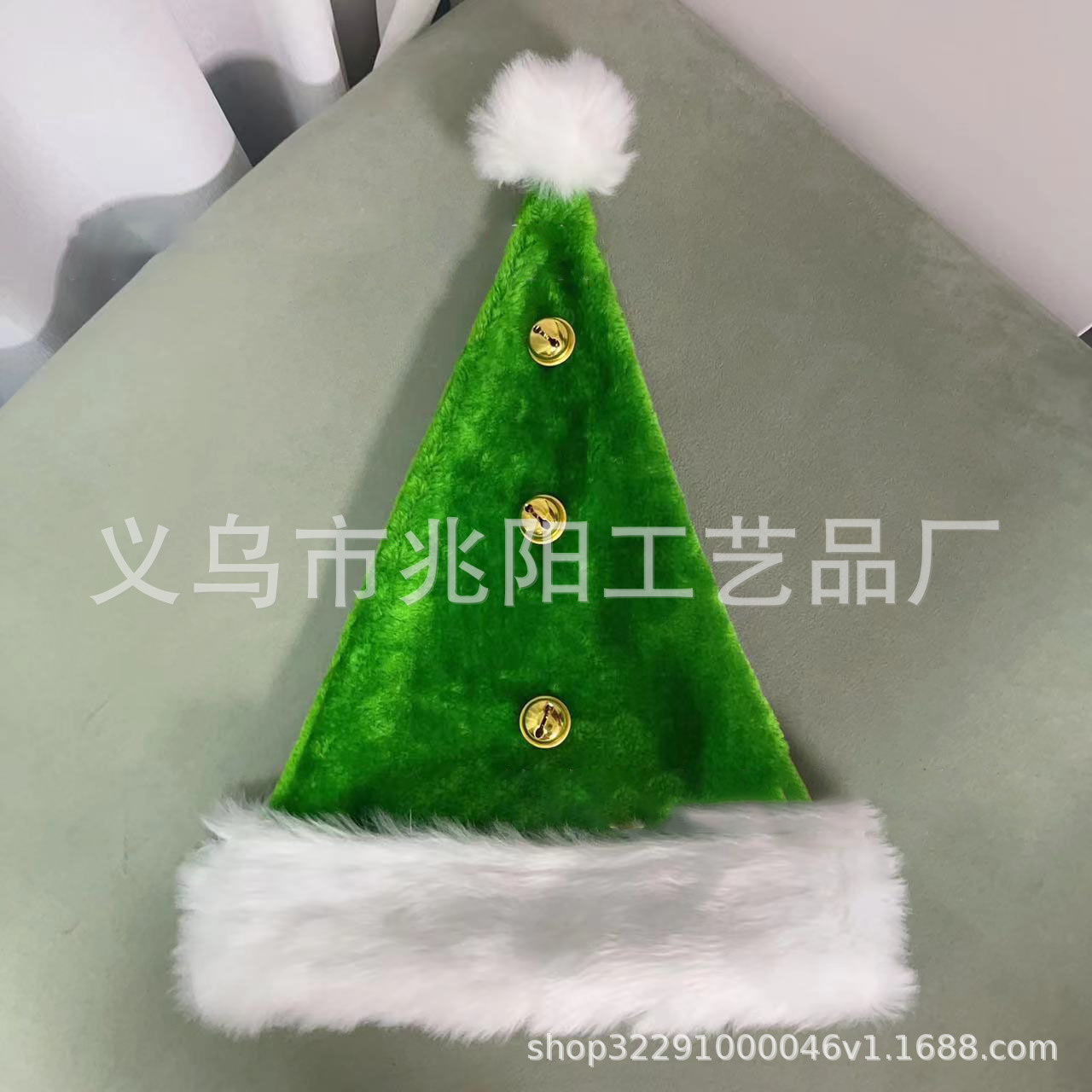 24 campanas de comercio exterior sombrero de Navidad para adultos Papá Noel sombrero gran regalo de vacaciones sombrero muñeco de nieve de peluche al por mayor