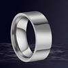 Men's glossy ring stainless steel, 8mm