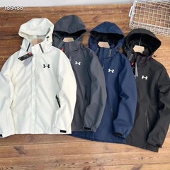 安家德玛冲锋衣男女春秋薄款防水防风可拆帽休闲运动登山服外套