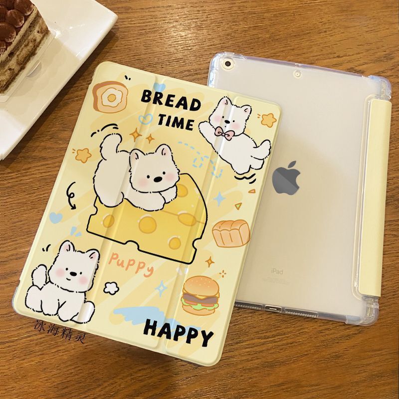 Ipad9 Protective Case 2025 Cute Cats and Dogs 10.2inch 70% off Air5/4 with Pen Slot Pro11 Anti-Fall 8/10 Generation