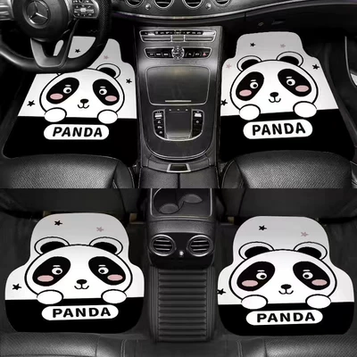 Mat Anti-Dirty Easy to Clean: Universal Foot Pad - panda-main-driver-single-piece-5064cm