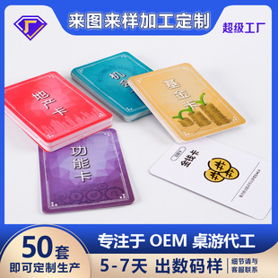 Learning Cards Customized Playing Cards Flash Cards Early Education Picture Recognition Creative Pvc Plastic Cards Board Game Game Cards